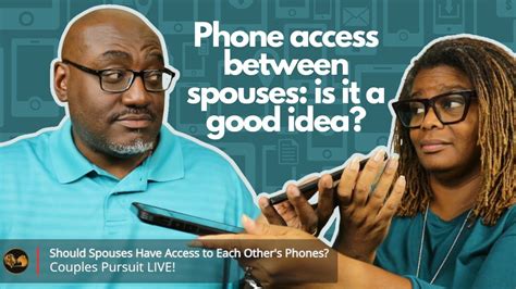 Do married couples have access to each other's phones?