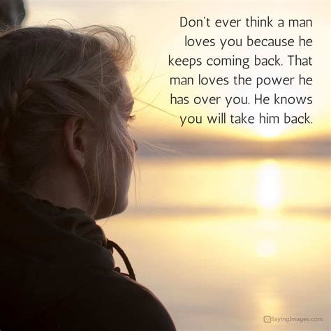 Do men ever come back?