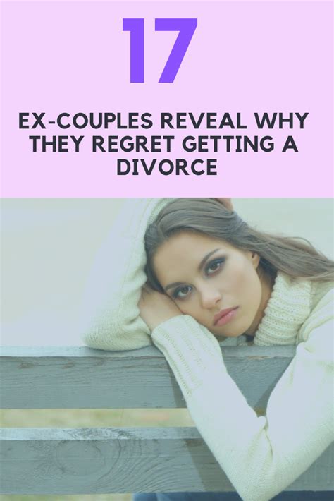 Do men regret getting divorced?