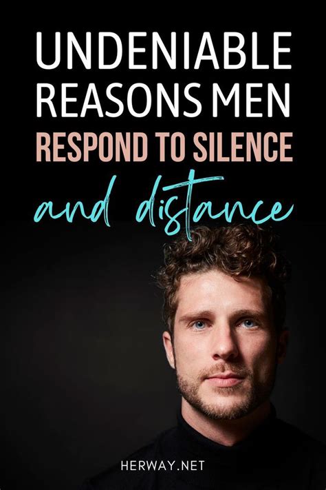 Do men respond best to silence?