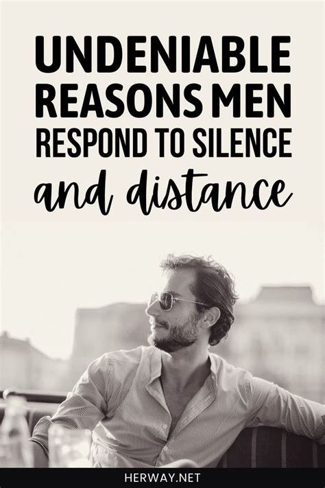 Do men respond to silence?