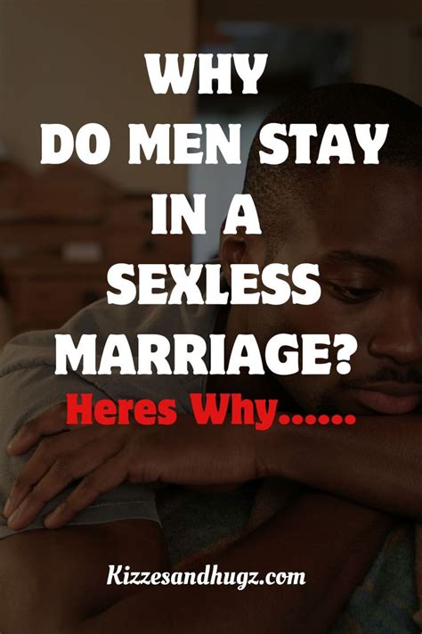 Do men stay in sexless relationships?