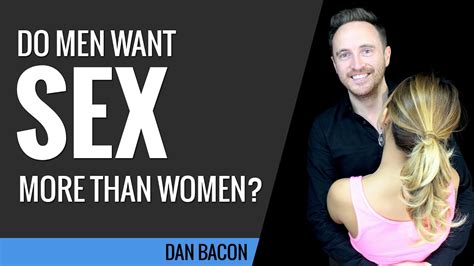 Do men want sex more often?