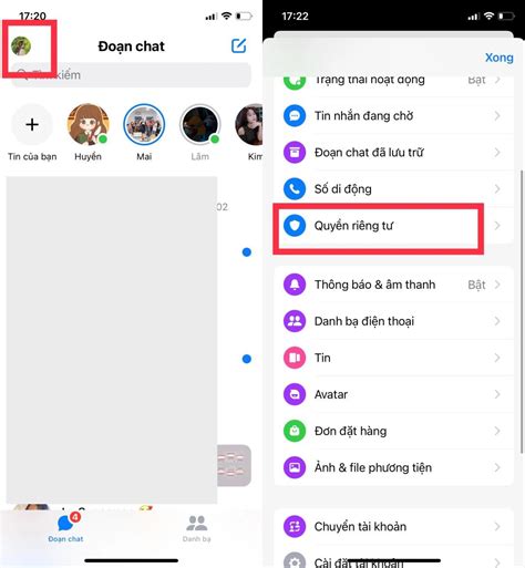 Do messages send after unblocking Messenger?