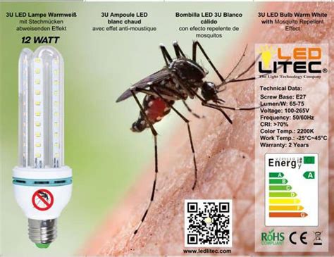 Do mosquitoes hate LED lights?