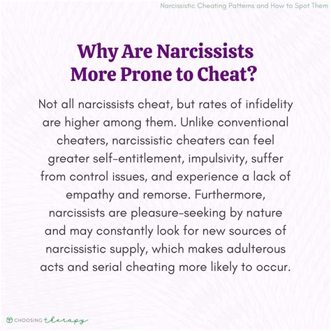 Do most narcissists cheat?