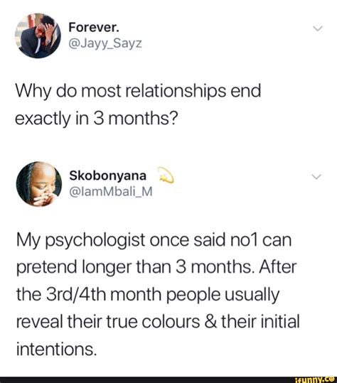 Do most relationships end after 3 months?