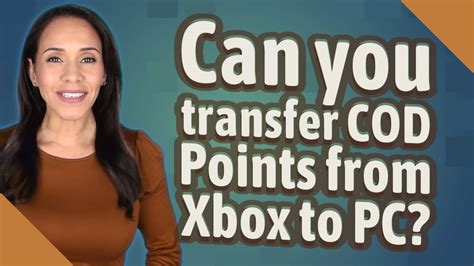 Do my cod points transfer from Xbox to PC?