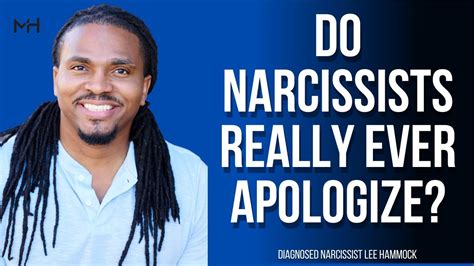 Do narcissists ever apologize?