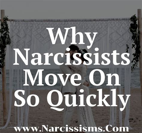 Do narcissists get over breakups fast?