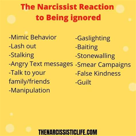 Do narcissists hate being ignored?