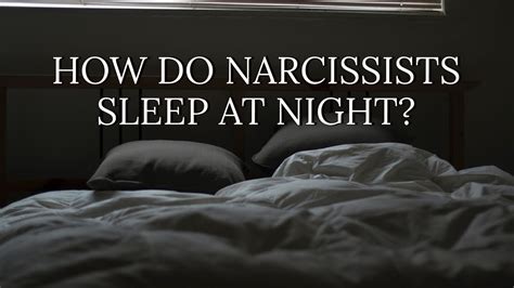 Do narcissists sleep alone?