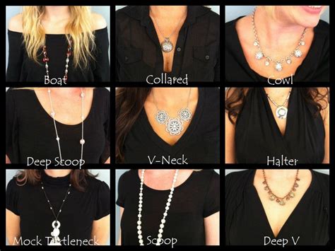 Do necklaces go with V necks?