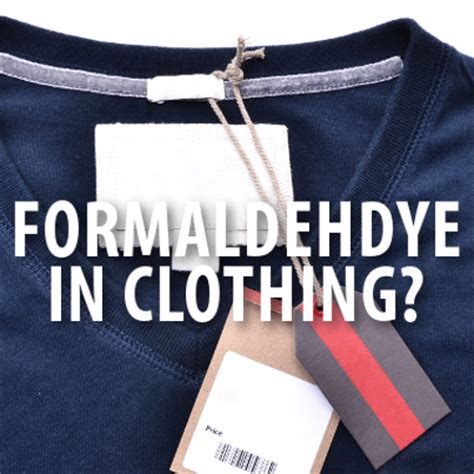 Do new clothes have formaldehyde on them?
