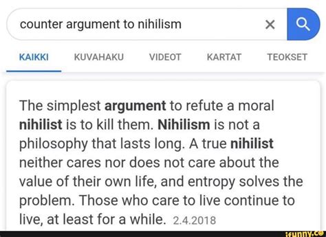 Do nihilists care about anything?