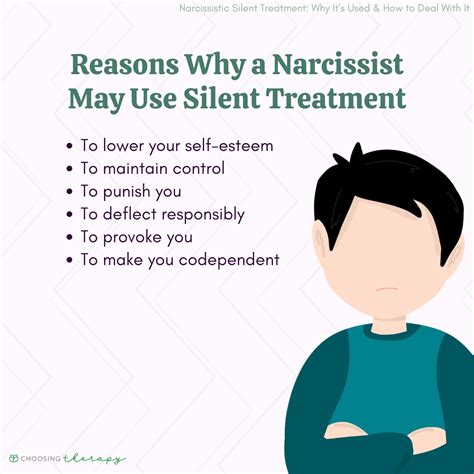 Do non narcissists use silent treatment?