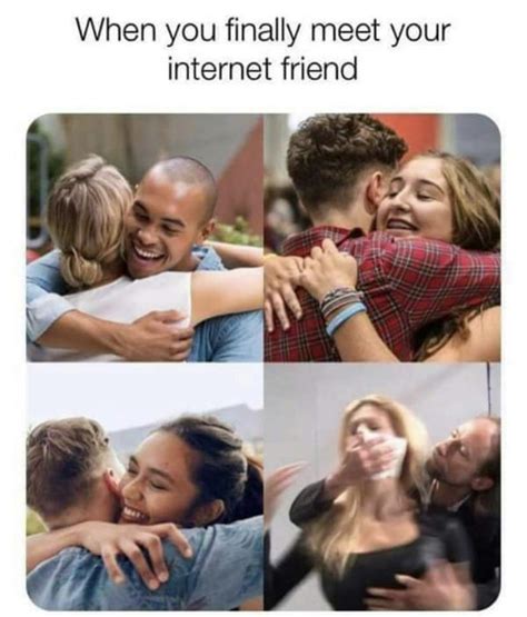 Do online friends ever meet?