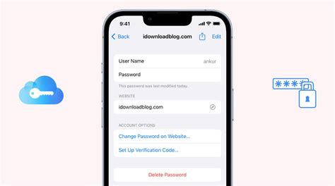 Do passwords get saved in iCloud?