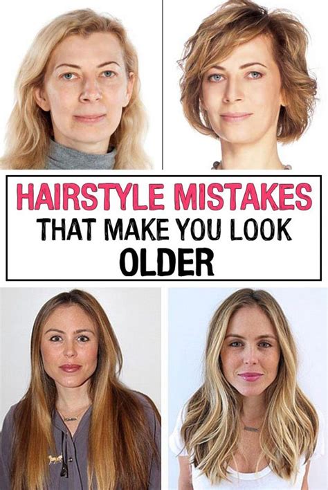 Do people look younger or older with long hair?