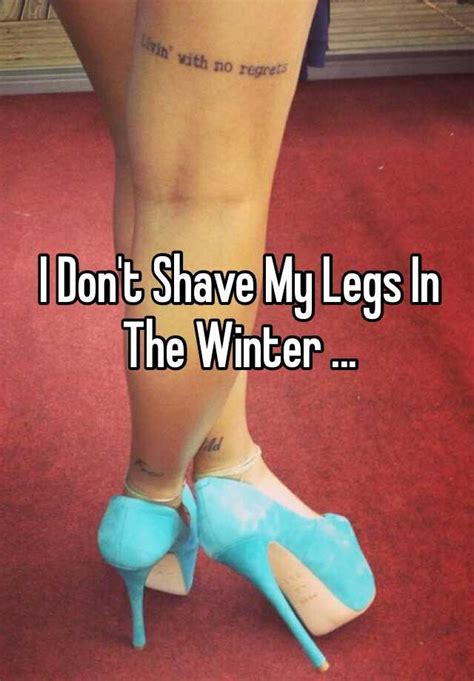 Do people notice if I don't shave my legs?