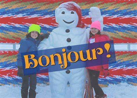 Do people say bonjour in Canada?