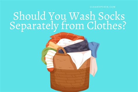 Do people wash socks separately?