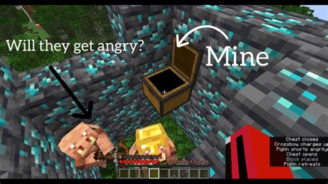 Do piglins get mad if you open an Ender chest?