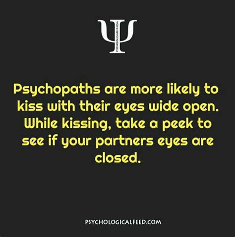 Do psychopaths kiss?