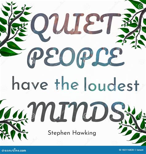 Do quiet people have loud minds?