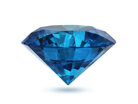 Do real diamonds look blue?