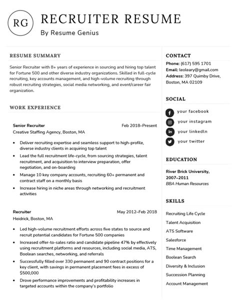 Do recruiters care about resume templates?