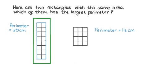 Do rectangles have the same perimeter?