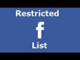 Do restricted friends know they are restricted?