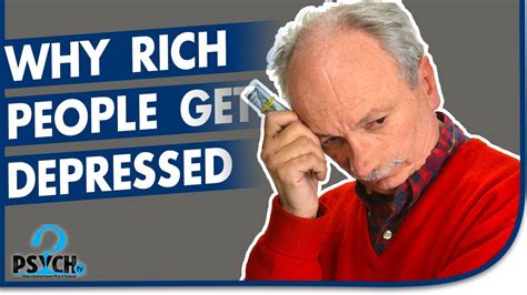 Do rich people feel depressed?