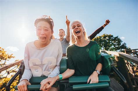 Do roller coasters relieve stress?