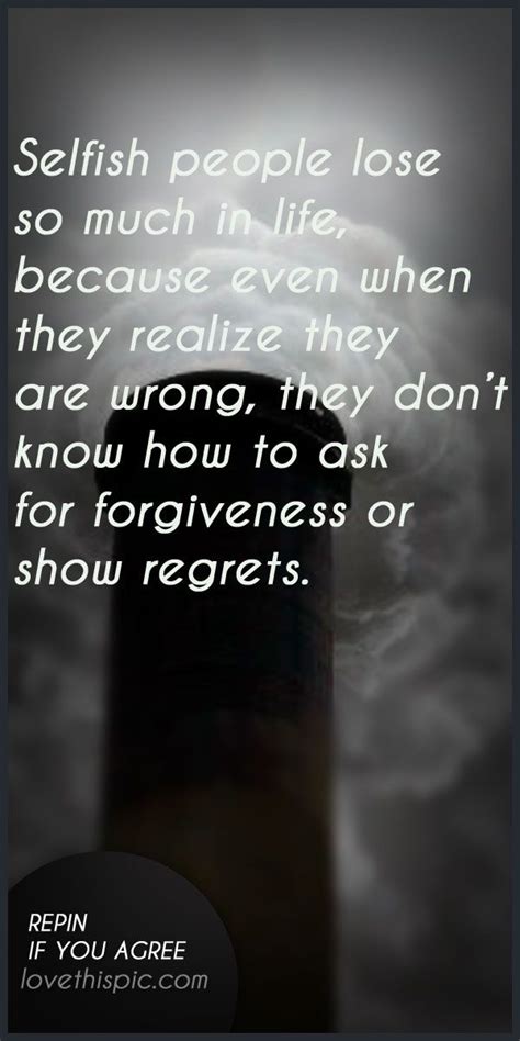 Do selfish people know they are selfish?