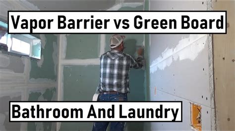 Do showers need vapor barrier?