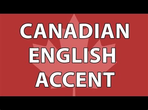 Do some Canadians have British accents?