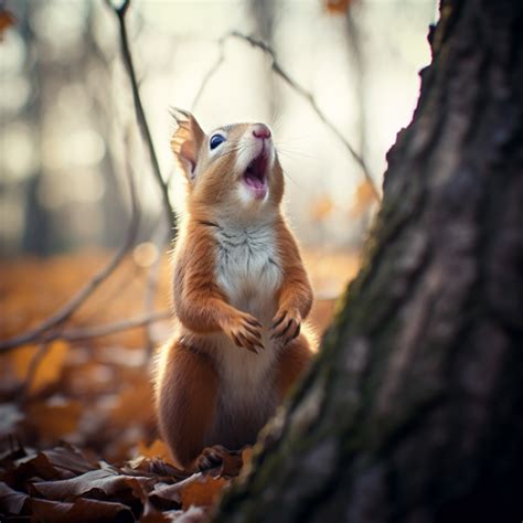 Do squirrels make happy sounds?