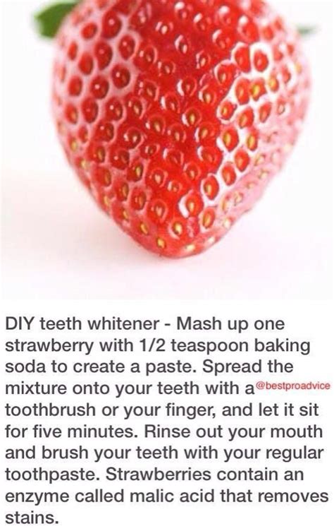 Do strawberries make your teeth whiter?