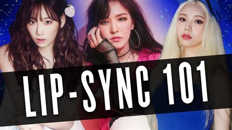 Do they lip sync in K-pop?