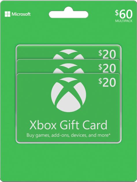 Do they make $20 dollar Xbox gift cards?