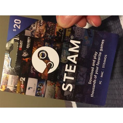 Do they sell $20 Steam cards?