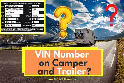 Do trailers have VIN numbers?