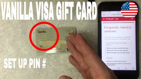 Do vanilla Visa cards have a PIN?
