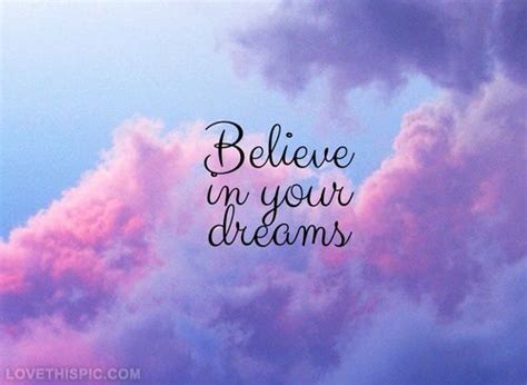 Do we believe in dreams?