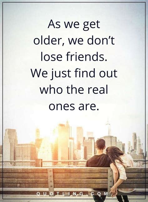 Do we lose friends as we age?