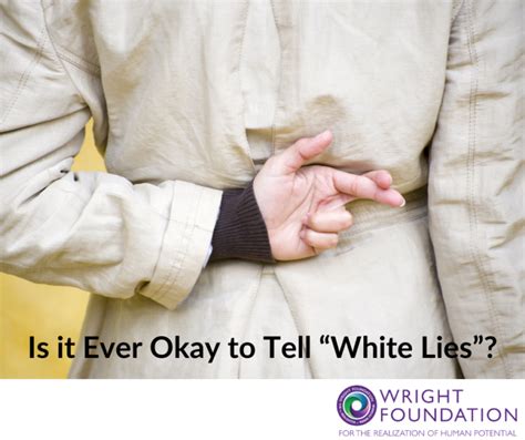 Do white lies hurt?