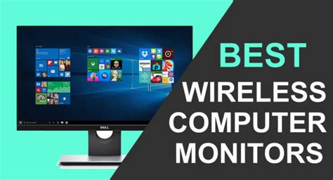 Do wireless computer monitors exist?