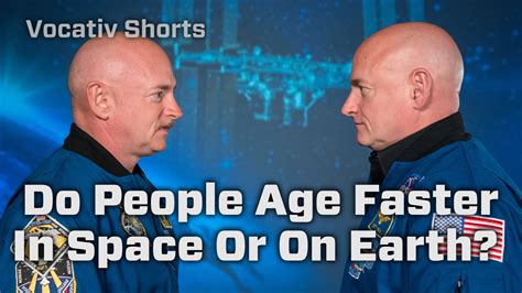Do you age less in space?